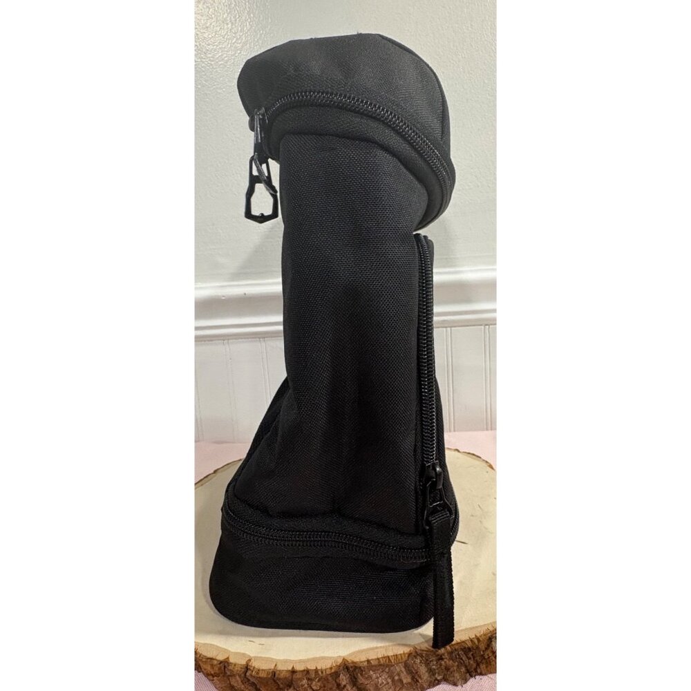 Adidas Insulated Black Lunch Bag With Mesh Pocket & Carabiner Clip - Picture 2 of 10